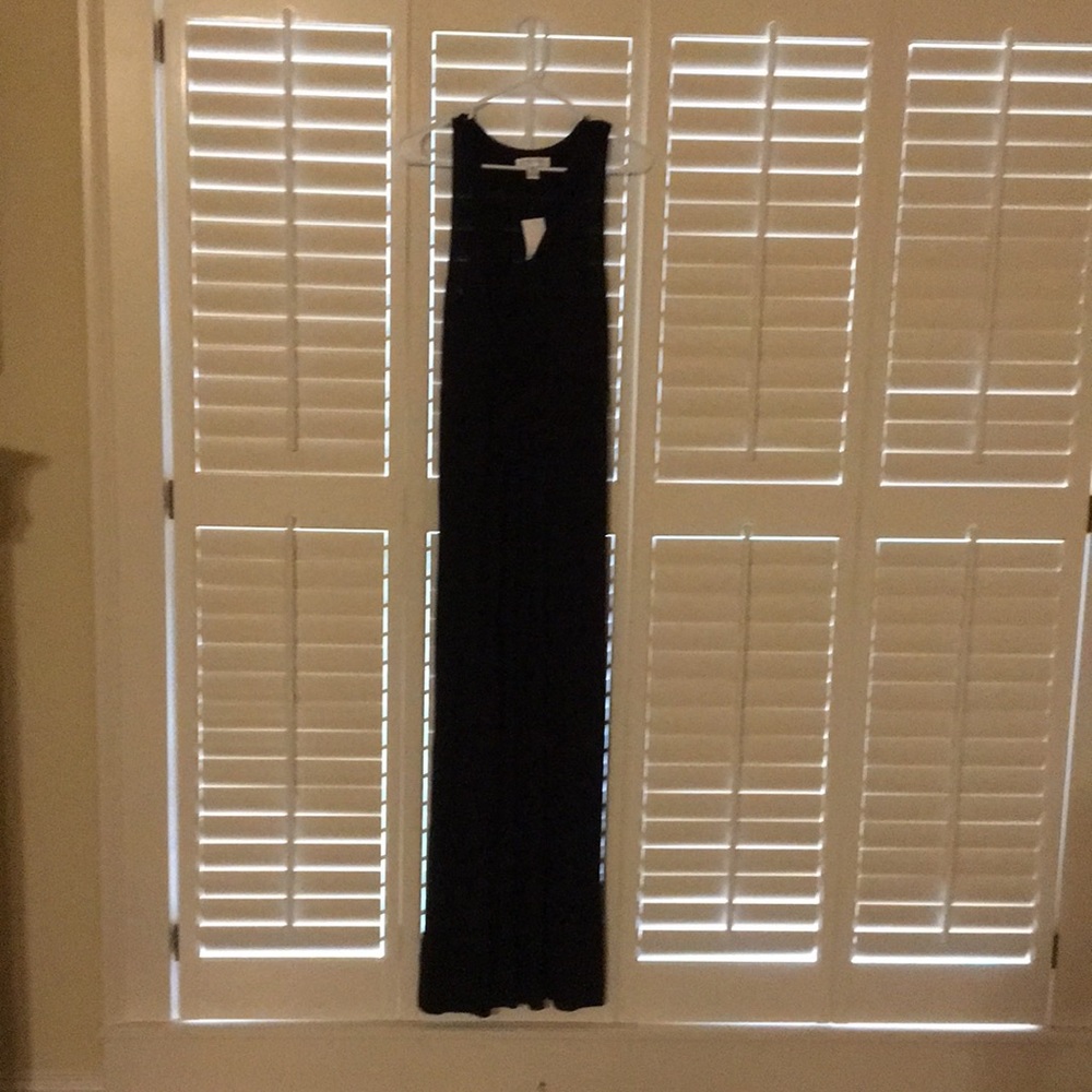 NWT Motherhood Maternity Black Maxi Dress